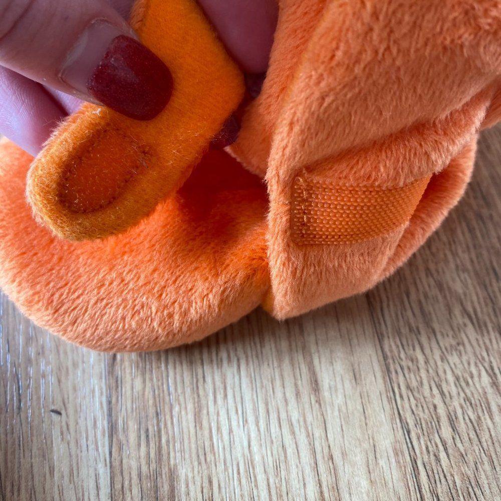 Cat & Jack Baby Pumpkin Bootie Slippers - Picture 2 of 6